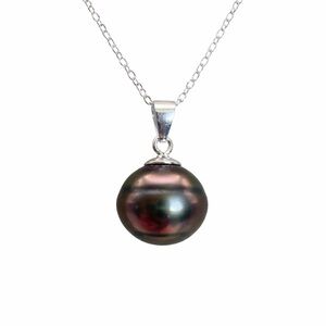 #14 | S925 Tahitian Semi Baroque Pearl Necklace